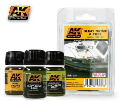 Image de Ak Interactive Set De Graisse Et De Carburant