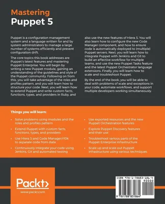 Produktbild von Mastering Puppet 5