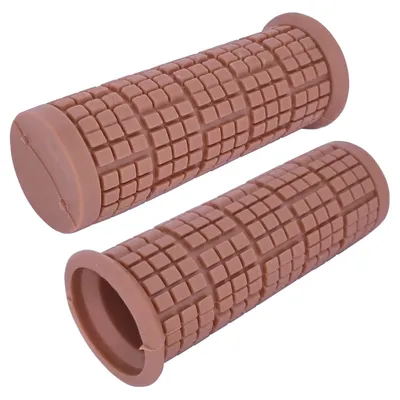 Produktbild von lenkergriffe fahrrad braun grip shift 22 mm 85 mm griffe gummi grip griffgummis paar
