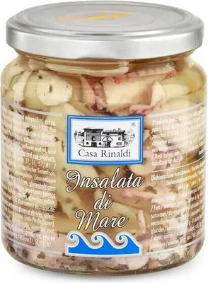 Image de Casa Rinaldi Insalata di Mare Salade de fruits de mer en bocal 280g