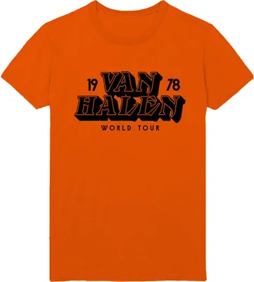 Produktbild von Van Halen World Tour '78 Orange L T-Shirt