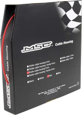 Produktbild von Msc Bremszugaußenhülle 30 M Rot 5 mm Rot 5 mm