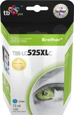 Produktbild von TB Print TBB-LC525XLC, Cyan, 15 ml, 1 Stück(e), 1300 Seiten