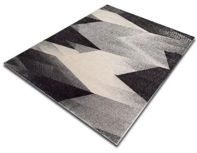 Productafbeelding van Seta Hali | Modern vloerkleed LARA - 120 cm x 170 cm - Grijs - Geometrisch design - Zacht en isolerend