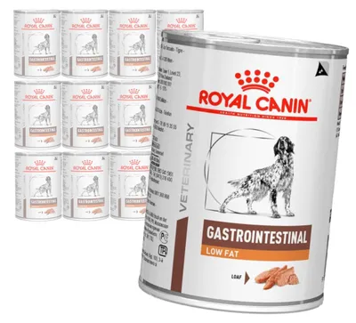 Zdjęcie produktu dla Royal Canin Veterinary VHN Dog Gastrointestinal Low Fat 12x420g Mokra Karma Pasztet Dla Psów z Zaburzeniami Trawienia