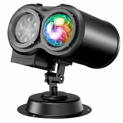 Imagen del producto de Proyector de tarjetas navideñas: Lámpara de proyección decorativa para exteriores, resistente al agua, ideal para su jardín