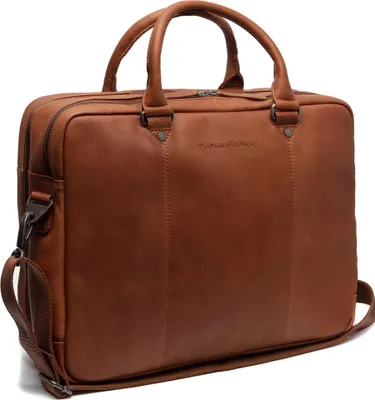 Produktbild von The Chesterfield Brand Businesstasche Laptoptasche mit Laptopfach Boston Laptopbag Cognac hellbraun