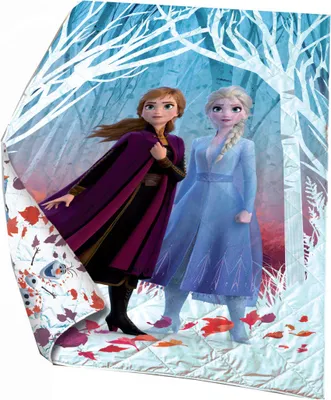 Produktbild von tagesdecke Frozen Junior 140 x 200 cm Polyester blau