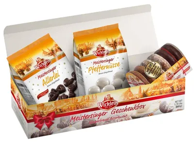 Produktbild von Wicklein Meistersinger Geschenkbox 800g
