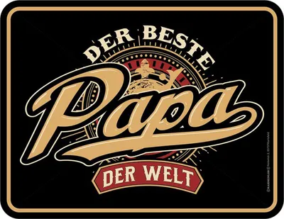 Produktbild von Papa - Fun-Schilder - Beste Papa der Welt