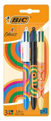 Produktbild von Bic 4 Colours Decors Stift   Kinder  One Size