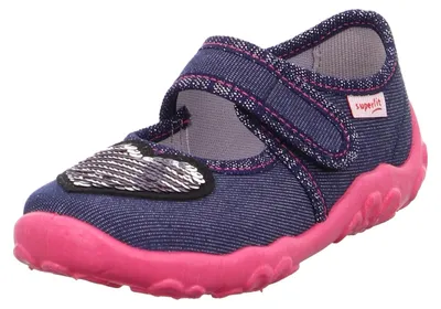 Produktbild von Superfit Mädchen Bonny Hausschuh, Blau 8000, 27 EU