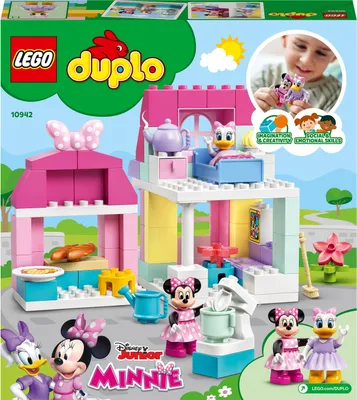 Obrázek produktu pro LEGO DUPLO Disney Domek a kavárna Minnie, Sada na stavění, 2 rok/roky, Plast, 91 kusů, 1,21 kg