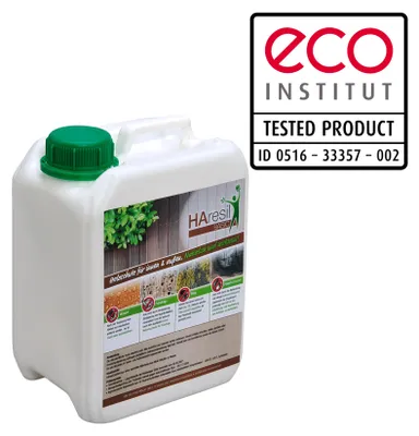 Produktbild von HAresil Basic eco Holzschutzlasur Holzschutzmitte gegen Holzwurm: Holzwurmbekämpfen und vorbeugen ungiftig ohne Biozid, Insektizid 2,5 Liter