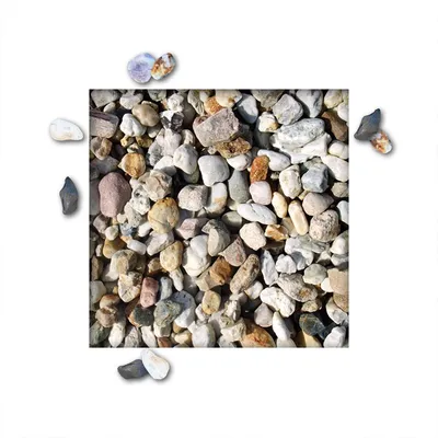 Produktbild von 25 kg Elbekies Bunt Waschkies Buntkies Teichkies für Beete, Wege & Gartenteiche Körnung 16/32 mm