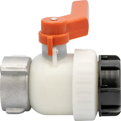 Produktbild von IBC Kugelhahn S75x6 auf DN50 offene Hahnkappe