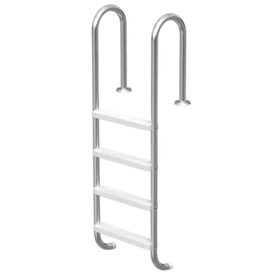 Obrázek produktu pro JOIEYOU Schůdky do bazénu, 4 stupně, nerezová ocel 304, odolné proti korozi, s protiskluzovou úpravou, nosnost do 150 kg, vhodné pro bazény s hloubkou 1,4–1,6 m