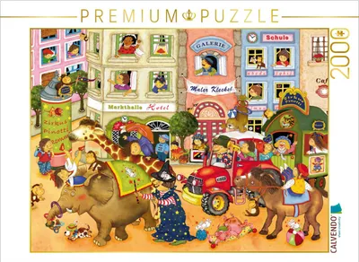 Produktbild von Calvendo Zirkusparade 2000 Teile Lege-Größe 90 x 67 cm Foto-Puzzle Bild von Kraetschmer Marion, Weiß, 2000 Stück(e), andere, 14 Jahr(e)