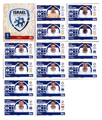 Produktbild von UEFA EURO 2024 Germany - Sammelsticker - Mannschaftspaket - Israel