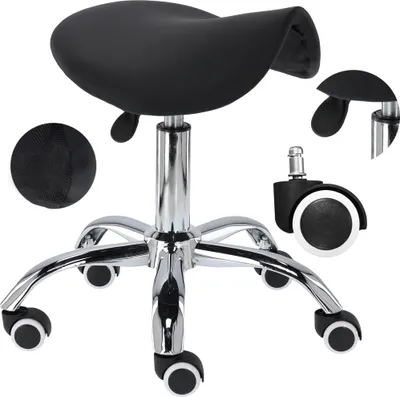 Image de Tabouret cosmétique coiffeur chaise tabouret selle SPA mobile Calissimo