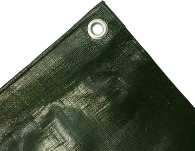 Produktbild von Abdeckplane, 280 g/m², wasserdicht, reißfest, UV-stabilisiert, grün 4 x 5 (20m²)