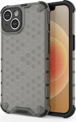 Produktbild von Hurtel Honeycomb, Mantelhülle, Apple, iPhone 14, 15,5 cm (6.1"), Schwarz
