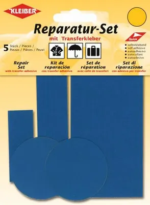 Produktbild von KLEIBER Flicken-Reparatur-Set kornblau