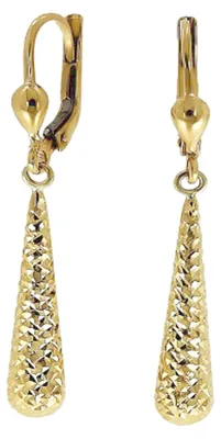 Produktbild von Ohrringe Ohrhänger echt Gold 333 (8 kt)  diamantiert