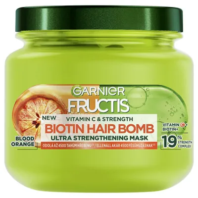 Produktbild von Garnier Fructis Vitamin & Kraft Biotin Haarbombe