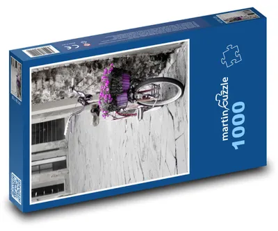 Obrázek produktu pro Puzzle 1000 Jízdní kolo s květinami - martinpuzzle