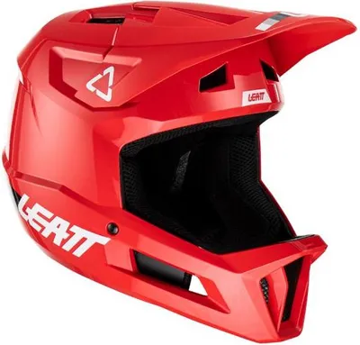 Image de Casque Leatt MTB Gravity 1.0 Junior Fire 2023, taille XXS.