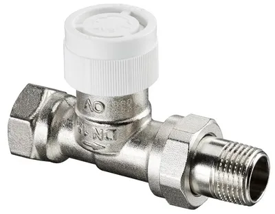 Produktbild von Oventrop Thermostatventil Baureihe AV 9 DN 25, Durchgang, Messing vernickelt