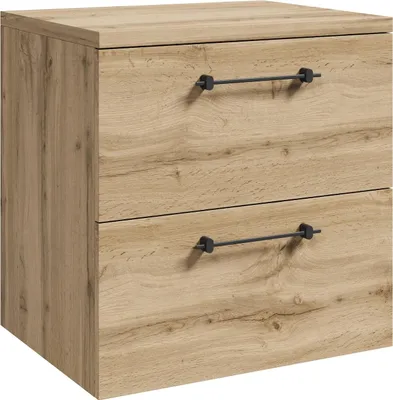 Immagine prodotto di Mobiletto Muro 60 cm - rovere - con ripiano superiore