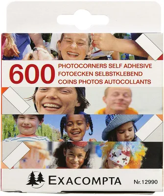 Immagine prodotto di EXACOMPTA 12990E EXACOMPTA Foto-Ecken, transparent, selbstklebend