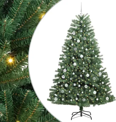 Produktbild von vidaXL Künstlicher klappbarer Weihnachtsbaum Grün 210 cm