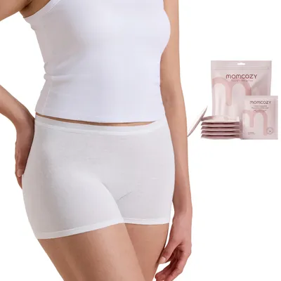 Produktbild von Momcozy Wochenbett Unterwäsche Baumwolle, 7er Set Wöchnerinnen Slips, atmungsakt
