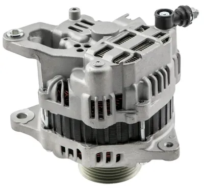 Productafbeelding van Generator, 130A, 12V, compatibel met Nissan Navara D40 YD25DDTi, afmetingen 10,5 x 8 x 6 inch, aluminiumlegering