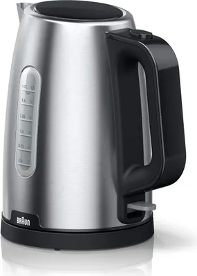 Produktbild von Wasserkocher Braun WK1500BK Schwarz 2200 W 1,7 L Edelstahl