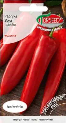Produktbild von Paprikasamen „Sora“ – süß, rot, 0,5 g – Torseed