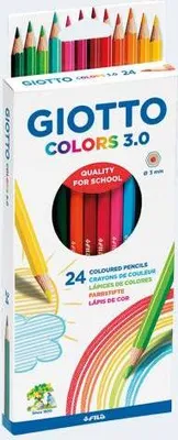 Produktbild von Mäppchen 24 Bleistifte giotto Farben 3.0 f276700