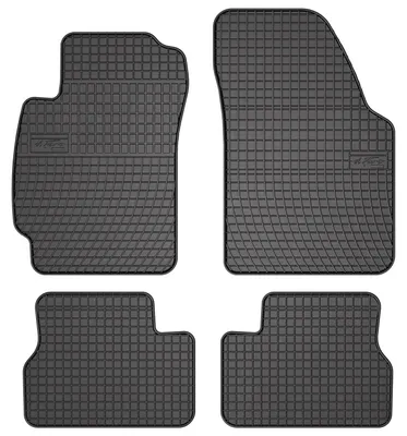 Produktbild von Gummi-Fußmatten für Honda HR-V I 1999-2006 (Crossover) – 4-tlg, Schwarz, passgenau – Wielganizator SolidPRO