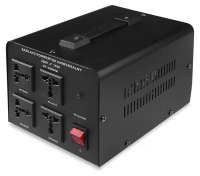 Zdjęcie produktu dla VOLT Transformator 230V/110V 2000VA Konwerter Napięcia