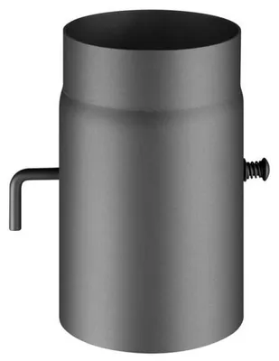 Produktbild von Haas+Sohn Rauchrohr mit Drosselklappe Ø 150, Farbe:perl-anthrazit