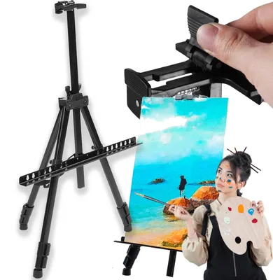 Obrázok produktu pre Maliarsky stojan hliníkový ateliérový stojan plenérový tripod 170 cm