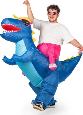 Produktbild von Aufblasbares Dino Kostüm für Erwachsene - Einheitsgröße