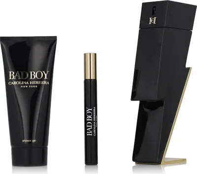 Image de Carolina Herrera Bad Boy Set Eau de Toilette 100ml + Gel douche 100ml + Eau de Toilette 10ml