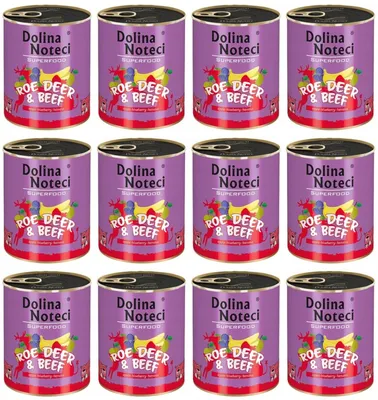 Produktbild von Dolina Noteci Superfood, Adult, Rind, Hirsch, 800 g