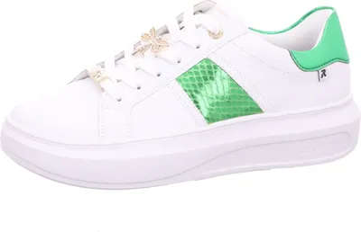 Image de Rieker Femmes Baskets/ Chaussures à lacets/ Chaussures basses de sport Blanc Cuir lisse Taille : 41