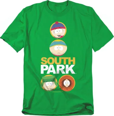 Image de South Park - T-shirt Homme/Femme Unie TV20745 (M) (Vert irlandais)