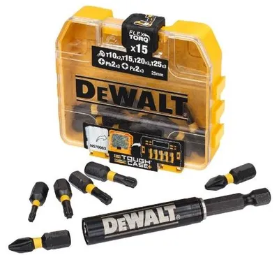 Produktbild von DeWalt 16-teiliges FLEXTORQ Kurzschlagbit-Set DT70577T